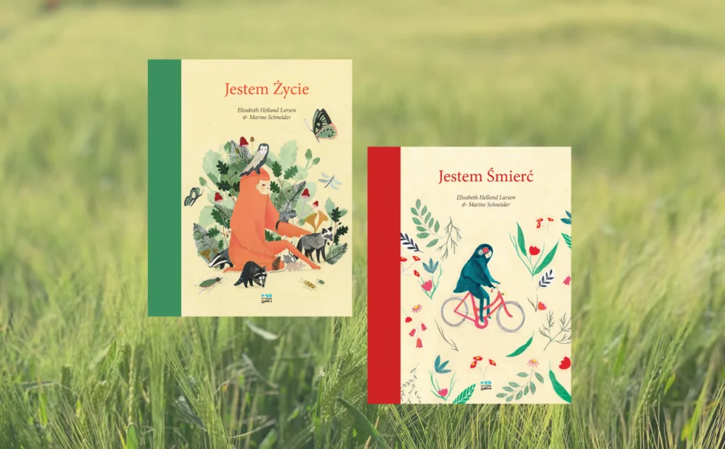 Okładki książek Jestem Życie i Jestem Śmierć