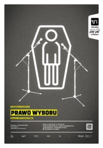 Plakat spektaklu Prawo wyboru