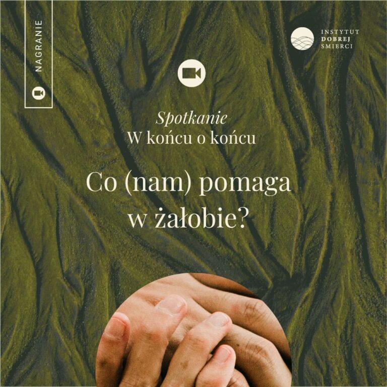 Grafika Co pomaga nam w żałobie