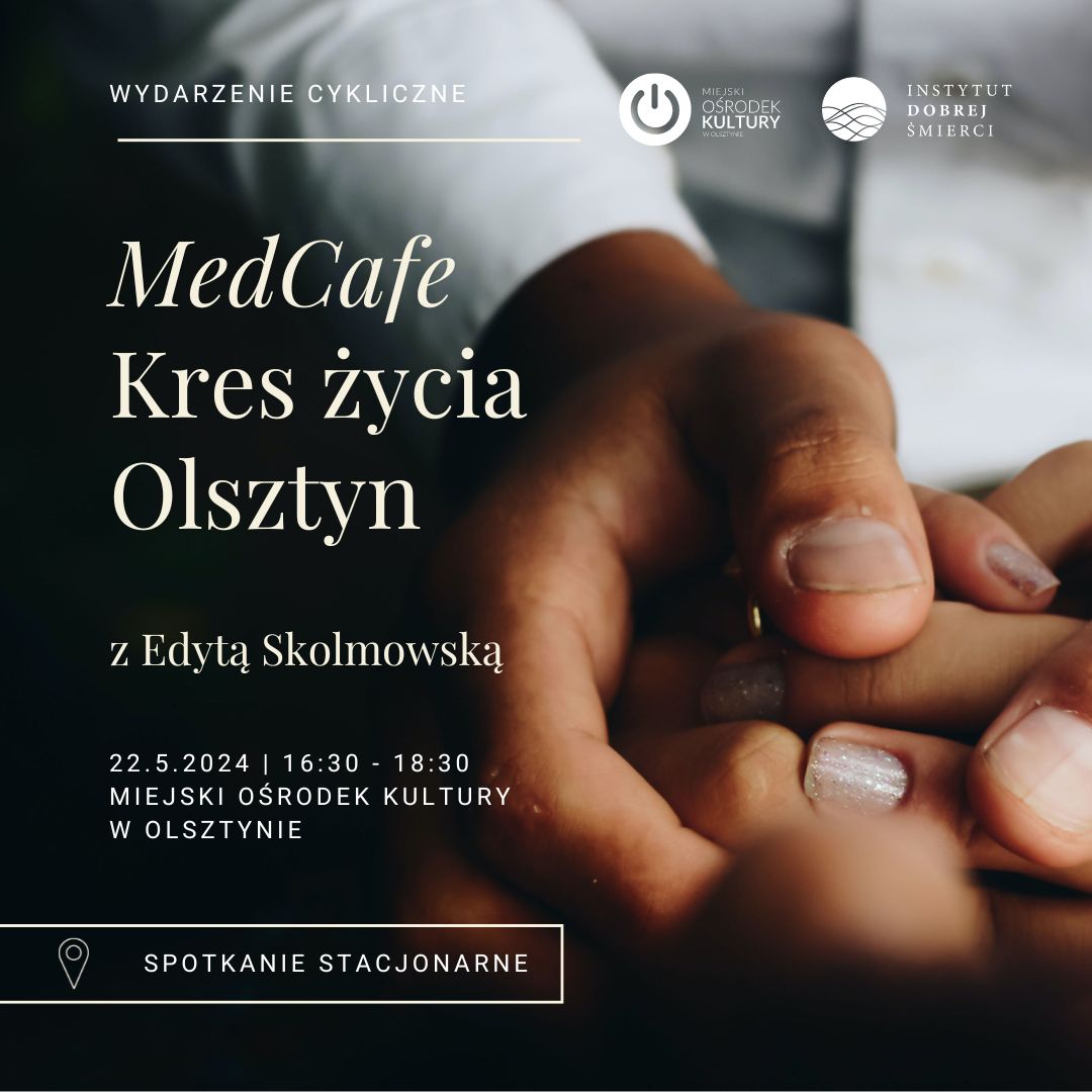 Grafika przedstawia splecione ze sobą dłonie.