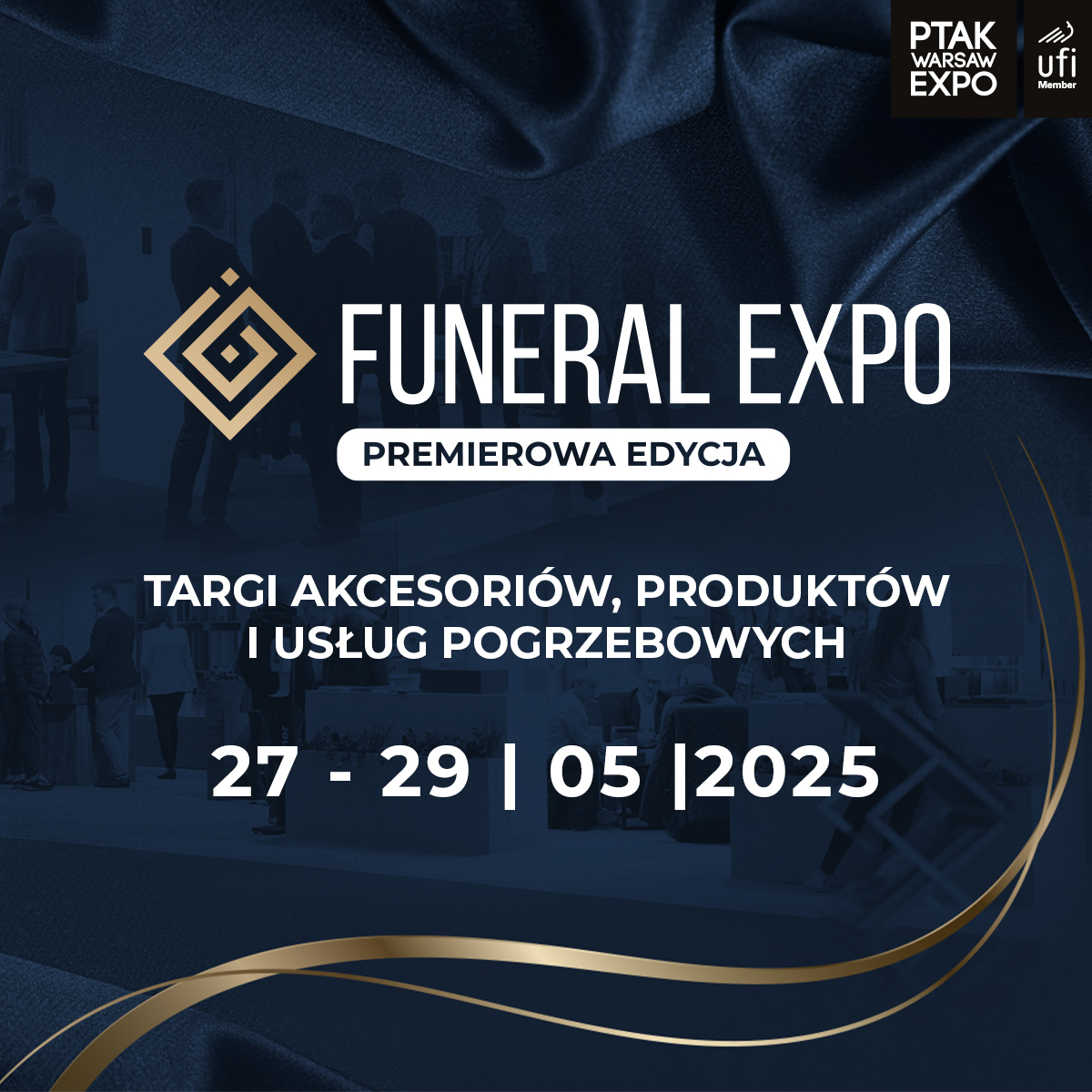 grafika z informacjami o Funeral Warsaw Expo 2025