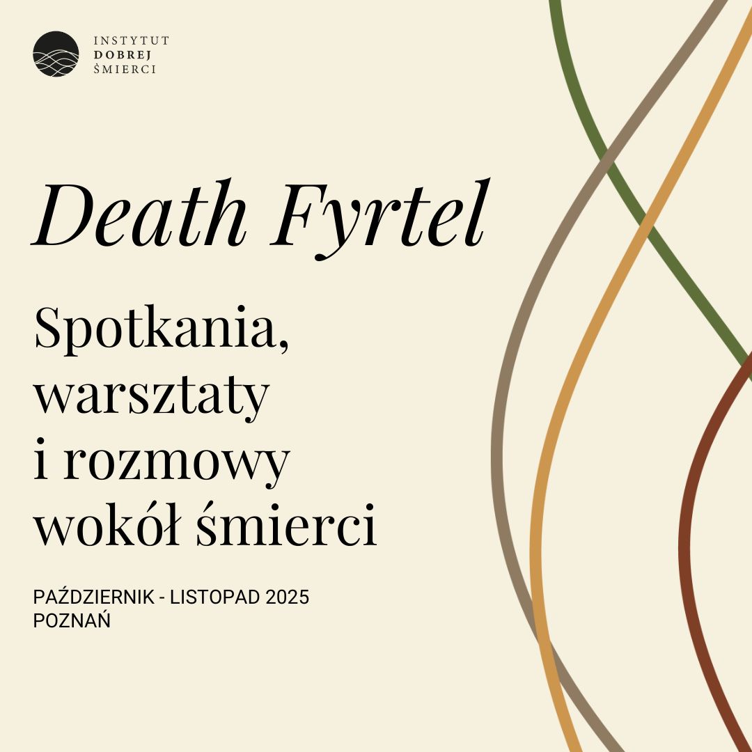 Napisy na beżowym tle z kolorowymi liniami