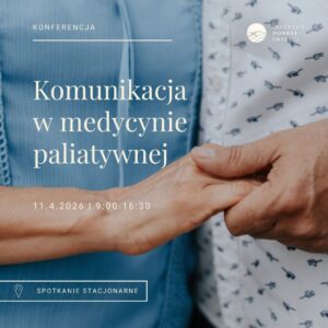 Dłonie dwóch osób trzymające się i kremowe napisy