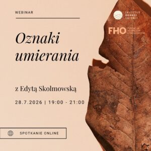 liść i napis